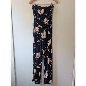 Veronica M Navy Blue Floral Jumpsuit